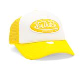 Kšiltovka Von Dutch Trucker Tampa Foam White/Yellow