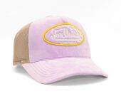 Kšiltovka Von Dutch Trucker Kent Velvet Lilac/Sand