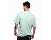 Triko Karl Kani Small Signature Pinstripe Tee light mint/white