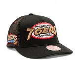 Kšiltovka Mitchell & Ness NBA Team Seal Trucker HWC 76Ers Black