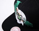 Kšiltovka Mitchell & Ness NBA Paint By Number Snapback Celtics Black