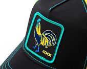 Kšiltovka Goorin - 'Acid Trip Pack' - Cock Trip - Black / Yellow