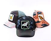 Kšiltovka Goorin - 'Butterflies Pack' - Moon Songs - Black / Lime