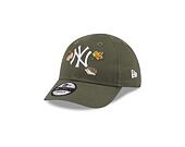 Dětská Kšiltovka New Era 9FORTY Kids MLB Outdoor New York Yankees New Olive / White