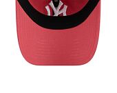 Kšiltovka New Era 9TWENTY MLB League Essential New York Yankees Litmus Pink / Optic White