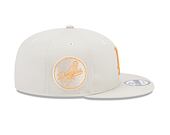 Kšiltovka New Era 9FIFTY MLB Side Patch Los Angeles Dodgers Stone / Orange Glaze