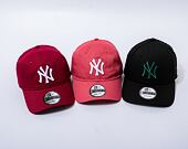 Kšiltovka New Era 9TWENTY MLB League Essential New York Yankees Cardinal / Optic White