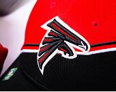 Kšiltovka New Era 9FORTY Stretch-Snap NFL Sideline 23 Atlanta Falcons Team Colors