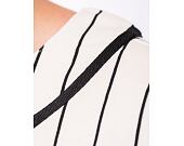 Triko New Era Pinstripe Jersey Off White / Black