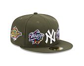 Kšiltovka New Era 59FIFTY MLB 5 Olive WS New York Yankees New Olive / White