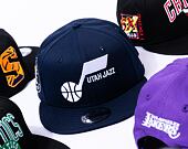 Kšiltovka New Era 9FIFTY NBA Patch Utah Jazz Oceanside Blue / White