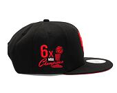Kšiltovka New Era 9FIFTY NBA Team Drip Chicago Bulls Black / Red