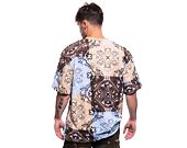 Triko Karl Kani Small Signature Paisley Tee sand/multicolor