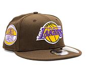 Kšiltovka New Era 9FIFTY NBA Repreve Los Angeles Lakers Walnut Brown / Purple