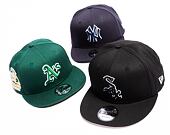 Kšiltovka New Era 9FIFTY MLB Side Patch Script New York Yankees Navy / Lichen Green