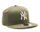 Kšiltovka New Era 9FIFTY MLB League Essential New York Yankees Olive / Stone
