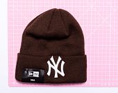 Dětský Kulich New Era MLB Kids Child League Essential Beanie New York Yankees Dark Brown/Off White