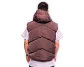 Vesta Karl Kani Chest Signature Puffer Vest brown