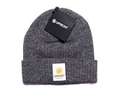 Kulich Upfront Stranded Beanie Dark Grey Melange