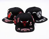 Kšiltovka Mitchell & Ness All Out Snapback NBA CHICAGO BULLS Black