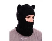 Kukla Rip N Dip Kitty Ears Faux Mohair Balaclava (Black)