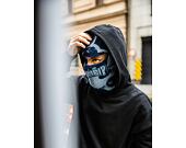 Kukla Rip N Dip Psychedelic Faux Mohair Balaclava (Dark Slate)