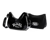 Malá kabelka Von Dutch Amy Baguette Imi Patent Black