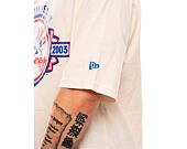 Triko New Era MLB Anniversary Oversized Tee New York Yankees Off White / Navy