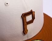 Kšiltovka New Era 59FIFTY MLB White Crown Pittsburgh Pirates Cooperstown Off White / Caramel Brown