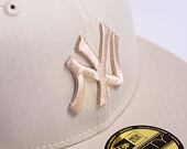 Kšiltovka New Era 59FIFTY MLB White Crown New York Yankees Cooperstown Off White / Stone