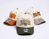 Kšiltovka New Era 9FORTY MLB White Crown Pittsburgh Pirates Off White / Ash Brown / Caramel Brown