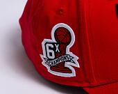 Kšiltovka New Era 9FORTY NBA Side Patch Chicago Bulls Red / Red