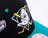 Kšiltovka Mitchell & Ness Overbite Pro Snapback Vntg Anaheim Ducks Black