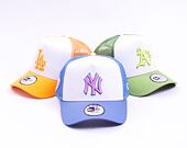 Kšiltovka New Era 9FORTY A-Frame Trucker MLB Style Activist New York Yankees Cooperstown Copen Blue 