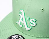 Kšiltovka New Era 9FIFTY MLB Patch Oakland Athletics Retro - Green Fig / White