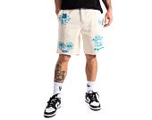 Kraťasy Rip N Dip Blonded Denim Shorts (Off White)