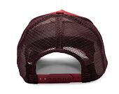 Kšiltovka New Era - Buffalo Patch Cord 9FORTY Trucker - Burgundy