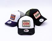 Kšiltovka New Era - Buffalo Patch Canvas 9FORTY Trucker - White / Light Navy