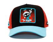 Kšiltovka Capslab - Trucker Looney Tunes - Marvin the Martian - UFO - Black / Turqouise