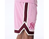 Kraťasy New Era - MLB Floral Mesh - NY Yankees - Pink
