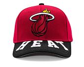 Kšiltovka Mitchell & Ness - Miami Heat - Underarch Pro Snapback - Red
