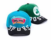 Kšiltovka Mitchell & Ness - San Antonio Spurs - Underarch Pro Snapback Hwc - Teal