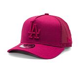 Dětská Kšiltovka New Era - MLB League Essential 9FORTY Trucker - LA Dodgers - Cherry