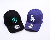 Kšiltovka New Era - MLB League Essential 9FORTY - NY Yankees - Black / Teal