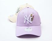 Dámská Kšiltovka New Era - MLB Floral Icon 9FORTY - NY Yankees - Lila
