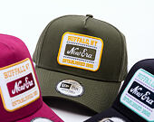 Kšiltovka New Era - Branded Washed Patch 9FORTY A-Frame - New Olive