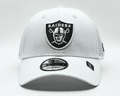 Kšiltovka New Era - NFL Homefield Trucker 9FORTY - Las Vegas Raiders - White