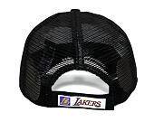 Kšiltovka New Era - NBA Homefield Trucker 9FORTY - LA Lakers - Black / Grey