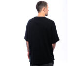 Triko New Era - Branded Waffle Oversized Tee - Black