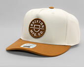 Kšiltovka Brixton - Crest C Mp Snapback - Washed Copper/Off White